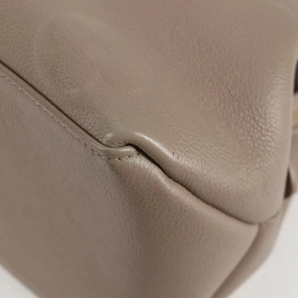 LOUIS VUITTON Monogram Empreinte Grand Palais MM Bag Beige M45833 LV Auth PP672M - Picture 3 of 16